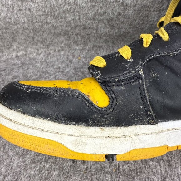 ✅Mens 10 Nike Dunk CMFT Black/Yellow Sneakers High Top Basketball Shoes ✅SIZING - Picture 14 of 16